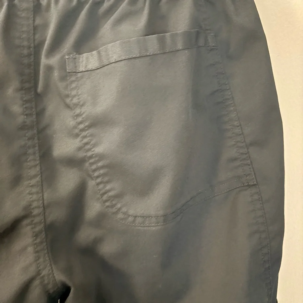 Black Women’s Cherokee workwear scrub Cargo Pants Xs ww120 - Picture 3 of 4